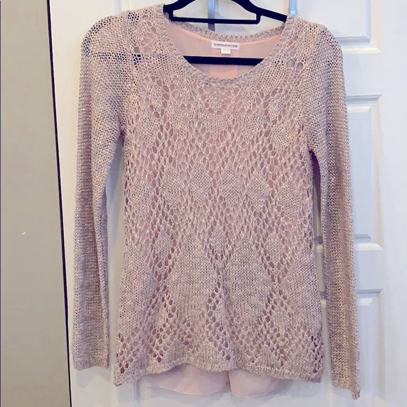 Warehouse One beaded sweater with split back - Picture 1 of 5